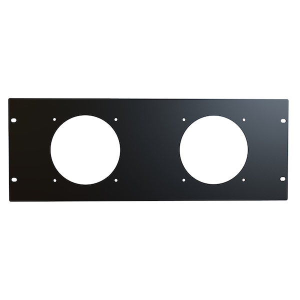 Hammond 4U 2X 4.7IN FAN Panel GRILL PPFP191202BK1 - main